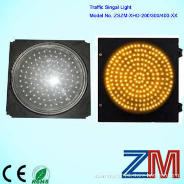 200mm Solar Yellow Flashing LED Traffic Warning Signal Lights on Sale